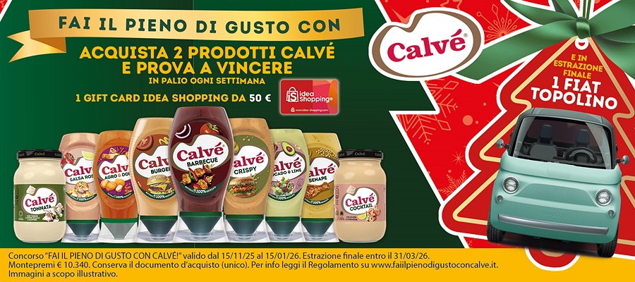 FAI IL PIENO DI GUSTO CON CALVE' FAI IL PIENO DI GUSTO CON CALVE'